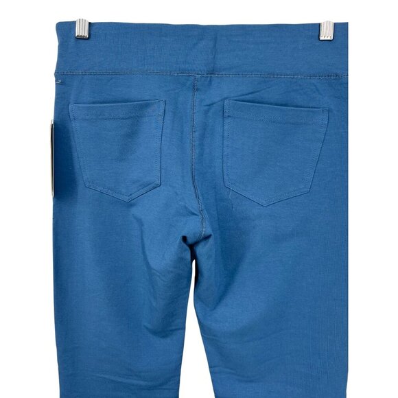 Fishers Finery Pant Legging Size Large L Women Blue Pocket Stretch Pocket New - Picture 6 of 8